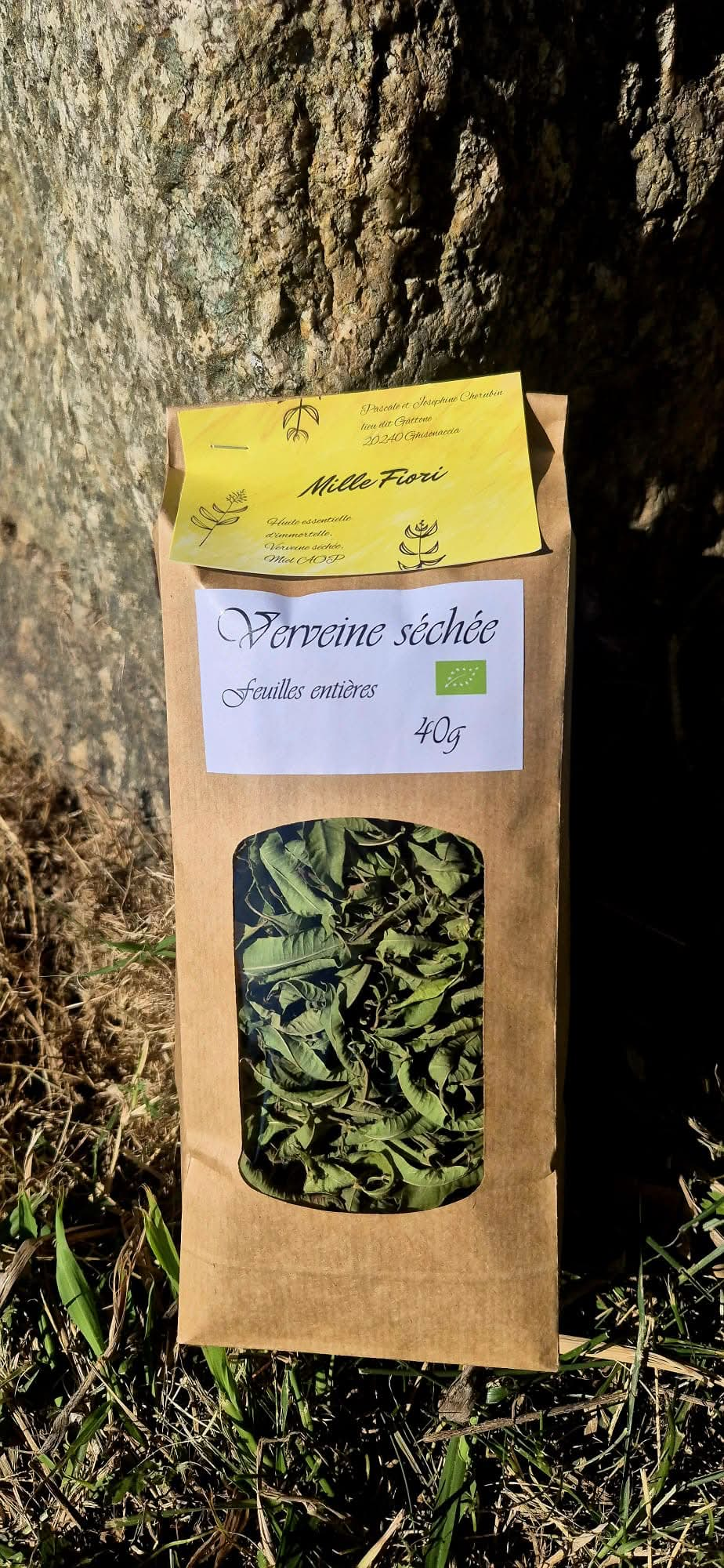 Verveine séchée, feuilles entières, 40 g